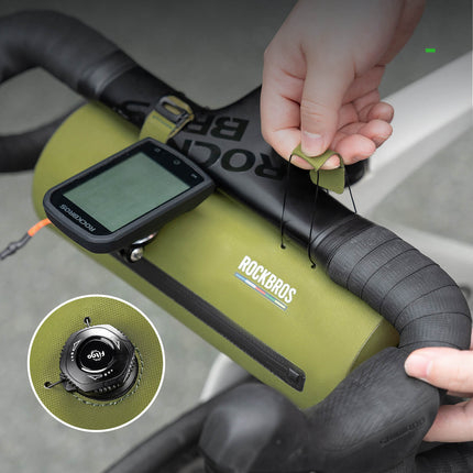 ROAD TO SKY 100 % Wasserdicht Lenkertasche 2L Grün (Fahrradtaschen) kaufen bei Linkreich – Jetzt entdecken!