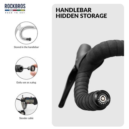 ROAD TO SKY Fahrrad Mini Kabelschloss mit Lenkerstecker Fahrradschloss (Fahrradschloss) kaufen bei Linkreich – Jetzt entdecken!