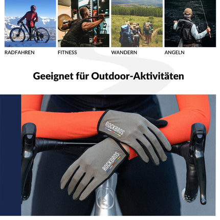 ROAD TO SKY Fahrradhandschuhe Atmungsaktiv mit Touchscreen Sommer/Frühling (Fahrradhandschuhe) kaufen bei Linkreich – Jetzt entdecken!
