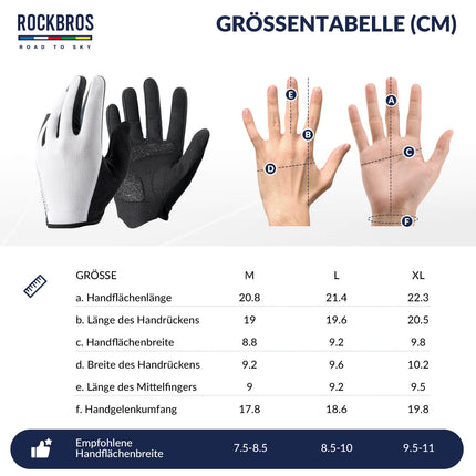 ROAD TO SKY Fahrradhandschuhe Atmungsaktiv mit Touchscreen Sommer/Frühling (Fahrradhandschuhe) kaufen bei Linkreich – Jetzt entdecken!