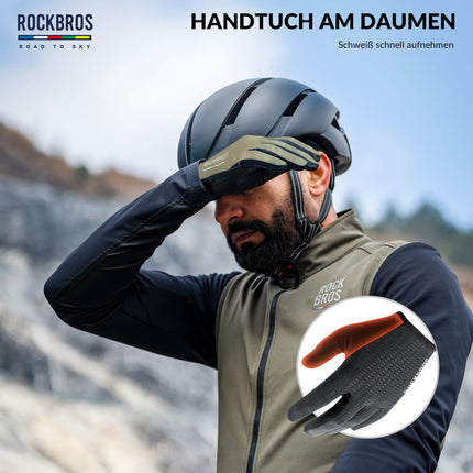 ROAD TO SKY Fahrradhandschuhe Atmungsaktiv mit Touchscreen Sommer/Frühling (Fahrradhandschuhe) kaufen bei Linkreich – Jetzt entdecken!