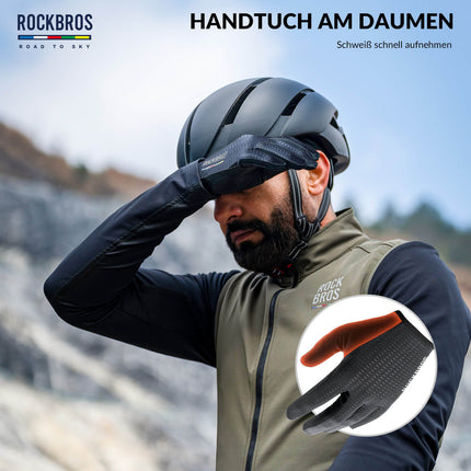 ROAD TO SKY Fahrradhandschuhe Atmungsaktiv mit Touchscreen Sommer/Frühling (Fahrradhandschuhe) kaufen bei Linkreich – Jetzt entdecken!