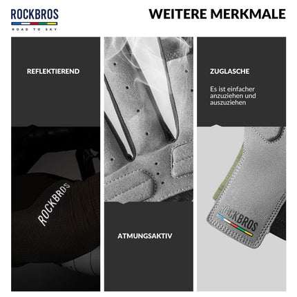 ROAD TO SKY Fahrradhandschuhe mit Touchscreen Atmungsaktiv Herren/Damen (Fahrradhandschuhe) kaufen bei Linkreich – Jetzt entdecken!