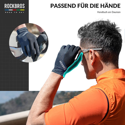 ROAD TO SKY Fahrradhandschuhe mit Touchscreen Atmungsaktiv Herren/Damen (Fahrradhandschuhe) kaufen bei Linkreich – Jetzt entdecken!