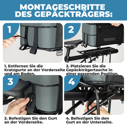 ROAD TO SKY Gepäckträgertasche Komprimierbar (Fahrradtaschen) kaufen bei Linkreich – Jetzt entdecken!