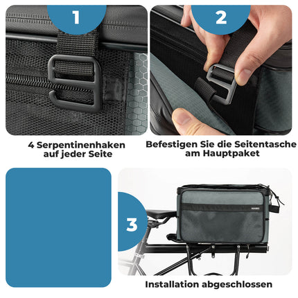 ROAD TO SKY Gepäckträgertasche Komprimierbar (Fahrradtaschen) kaufen bei Linkreich – Jetzt entdecken!