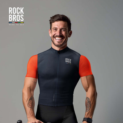 ROAD TO SKY Herren Kurzarm-Radtrikot Fahrrad Jersey für MTB & Rennrad