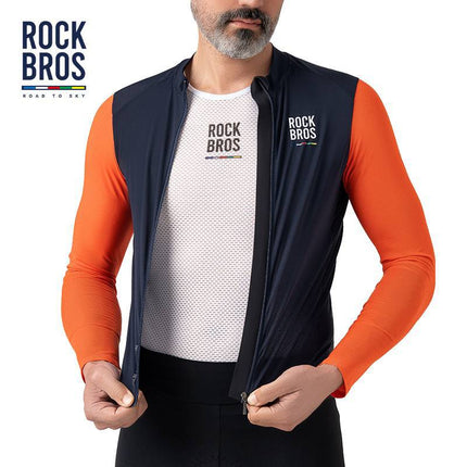 ROAD TO SKY Herren Langarm-Radtrikot Fahrrad Jersey für MTB & Rennrad