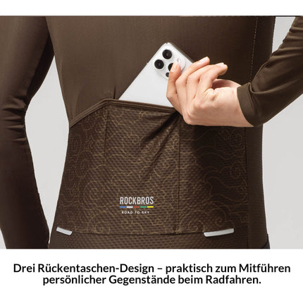 ROAD TO SKY Langarm - Radtrikot Herren Jersey Gelb/Blau (Fahrradtrikot) kaufen bei Linkreich – Jetzt entdecken!