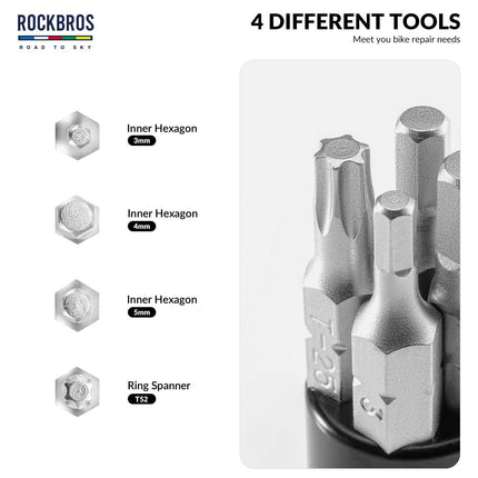 ROAD TO SKY Multifunktional 6 in 1 Reparatur Kit Werkzeug mit Kettenabzieher (Werkzeuge) kaufen bei Linkreich – Jetzt entdecken!