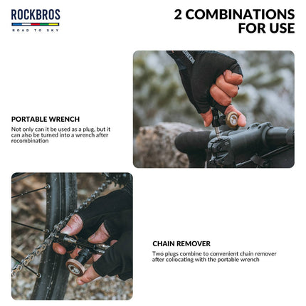 ROAD TO SKY Multifunktional 6 in 1 Reparatur Kit Werkzeug mit Kettenabzieher (Werkzeuge) kaufen bei Linkreich – Jetzt entdecken!