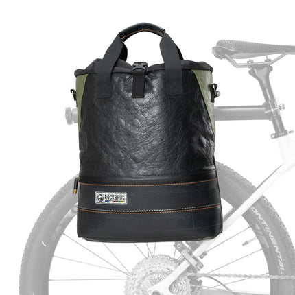 ROAD TO SKY Nachhaltige Fahrrad - Gepäckträgertasche aus recycelten Reifen 12L (Fahrradtaschen) kaufen bei Linkreich – Jetzt entdecken!