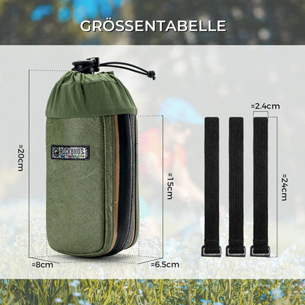 ROAD TO SKY Nachhaltige Fahrrad - Wasserflaschentasche aus recycelten Reifen 0,8L (Fahrradtaschen) kaufen bei Linkreich – Jetzt entdecken!