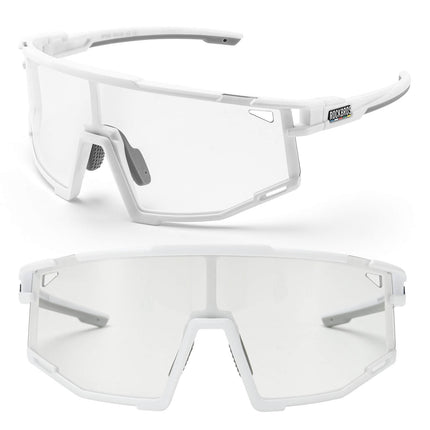 ROAD TO SKY Photochrome Fahrradbrille UV400 Schutz Verstellbare Nasenpads (Fahrradbrille) kaufen bei Linkreich – Jetzt entdecken!