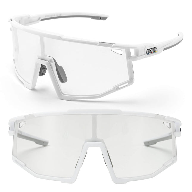 ROAD TO SKY Photochrome Fahrradbrille UV400 Schutz Verstellbare Nasenpads (Fahrradbrille) kaufen bei Linkreich – Jetzt entdecken!