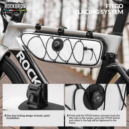 ROAD TO SKY Reflektierende Wasserdichte Fahrrad 2L Dreieckstasche (Fahrradtaschen) kaufen bei Linkreich – Jetzt entdecken!