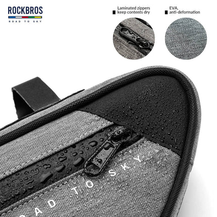 ROAD TO SKY Reflektierende Wasserdichte Fahrrad 2L Dreieckstasche (Fahrradtaschen) kaufen bei Linkreich – Jetzt entdecken!