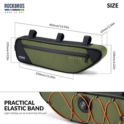 ROAD TO SKY Reflektierende Wasserdichte Fahrrad 2L Dreieckstasche (Fahrradtaschen) kaufen bei Linkreich – Jetzt entdecken!