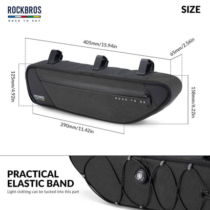 ROAD TO SKY Reflektierende Wasserdichte Fahrrad 2L Dreieckstasche (Fahrradtaschen) kaufen bei Linkreich – Jetzt entdecken!