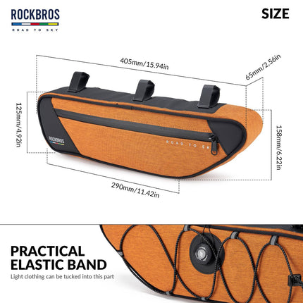 ROAD TO SKY Reflektierende Wasserdichte Fahrrad 2L Dreieckstasche (Fahrradtaschen) kaufen bei Linkreich – Jetzt entdecken!