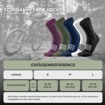ROAD TO SKY Sportsocken Baumwolle Atmungsaktive Laufsocken für MTB & Rennrad (Fahrradsocken) kaufen bei Linkreich – Jetzt entdecken!
