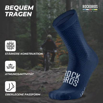 ROAD TO SKY Sportsocken Baumwolle Atmungsaktive Laufsocken für MTB & Rennrad (Fahrradsocken) kaufen bei Linkreich – Jetzt entdecken!