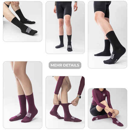 ROAD TO SKY Sportsocken Baumwolle Atmungsaktive Laufsocken für MTB & Rennrad (Fahrradsocken) kaufen bei Linkreich – Jetzt entdecken!