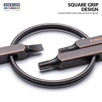 ROAD TO SKY Vintage Schlüsselanhänger 6 in 1 Multi Reparatur Werkzeug (Werkzeuge) kaufen bei Linkreich – Jetzt entdecken!