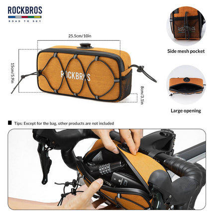 ROAD TO SKY Wasserdichte reflektierende Fahrradlenkertasche (Fahrradtaschen) kaufen bei Linkreich – Jetzt entdecken!