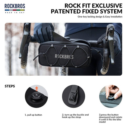 ROAD TO SKY Wasserdichte reflektierende Fahrradlenkertasche (Fahrradtaschen) kaufen bei Linkreich – Jetzt entdecken!