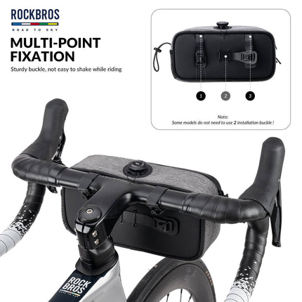 ROAD TO SKY Wasserdichte reflektierende Fahrradlenkertasche (Fahrradtaschen) kaufen bei Linkreich – Jetzt entdecken!