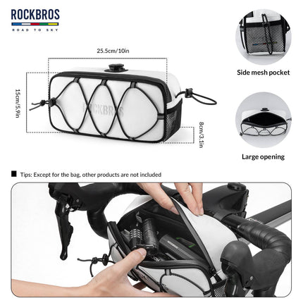 ROAD TO SKY Wasserdichte reflektierende Fahrradlenkertasche (Fahrradtaschen) kaufen bei Linkreich – Jetzt entdecken!