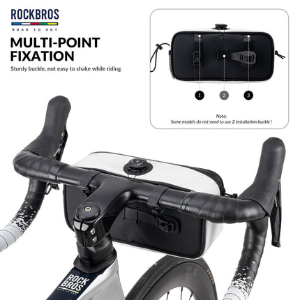 ROAD TO SKY Wasserdichte reflektierende Fahrradlenkertasche (Fahrradtaschen) kaufen bei Linkreich – Jetzt entdecken!