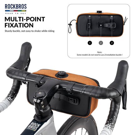 ROAD TO SKY Wasserdichte reflektierende Fahrradlenkertasche (Fahrradtaschen) kaufen bei Linkreich – Jetzt entdecken!