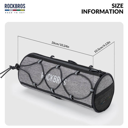 ROAD TO SKY Wasserdichte Reflektierende Zylindrische Lenkertasche (Fahrradtaschen) kaufen bei Linkreich – Jetzt entdecken!