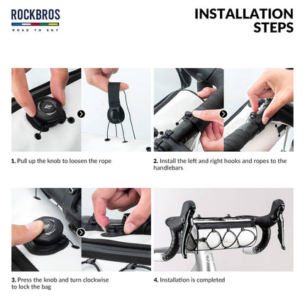 ROAD TO SKY Wasserdichte Reflektierende Zylindrische Lenkertasche (Fahrradtaschen) kaufen bei Linkreich – Jetzt entdecken!