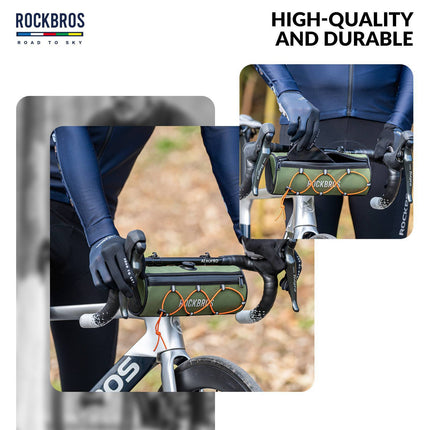 ROAD TO SKY Wasserdichte Reflektierende Zylindrische Lenkertasche (Fahrradtaschen) kaufen bei Linkreich – Jetzt entdecken!