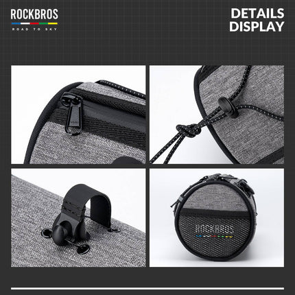 ROAD TO SKY Wasserdichte Reflektierende Zylindrische Lenkertasche (Fahrradtaschen) kaufen bei Linkreich – Jetzt entdecken!