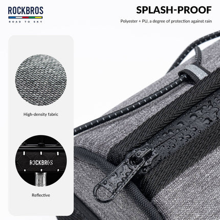 ROAD TO SKY Wasserdichte Reflektierende Zylindrische Lenkertasche (Fahrradtaschen) kaufen bei Linkreich – Jetzt entdecken!