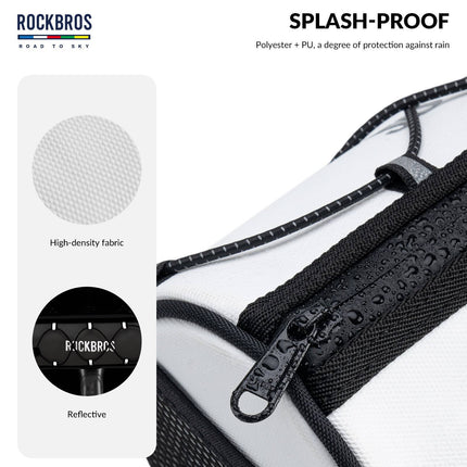 ROAD TO SKY Wasserdichte Reflektierende Zylindrische Lenkertasche (Fahrradtaschen) kaufen bei Linkreich – Jetzt entdecken!