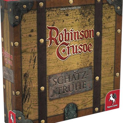SEO. Robinson Crusoe: Schatztruhe Gesellschaftsspiel Pegasus - Linkreich