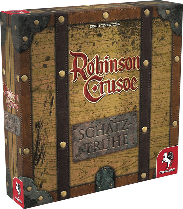 SEO. Robinson Crusoe: Schatztruhe Gesellschaftsspiel Pegasus - Linkreich