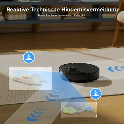 SEO. Roborock Q10 S5+ Saug- und Wischroboter mit Auto-Entleerungsstation - Schwarz Linkreich
