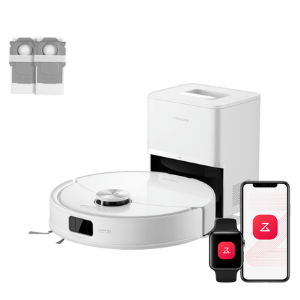 SEO. Roborock Q10 S5+ Set Saug- und Wischroboter mit Auto-Entleerungsstation mit zwei zusätzlichen Staubbeuteln - Weiß Linkreich