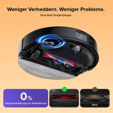 SEO. Roborock Q10 S5 Set Saug- und Wischroboter mit zusätzlichem Wischtuch*2 Stk. - Schwarz Linkreich