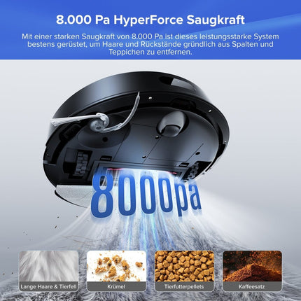 SEO. Roborock Q7 L5+ Saug- und Wischroboter mit Auto-Entleerungsstation - Schwarz Linkreich