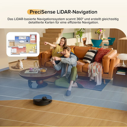 SEO. Roborock Q7 M5 Set Saug- und Wischroboter mit zusätzlichem Wischtuch*2 Stk - Schwarz Linkreich