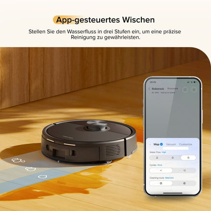 SEO. Roborock Q7 M5 Set Saug- und Wischroboter mit zusätzlichem Wischtuch*2 Stk - Schwarz Linkreich