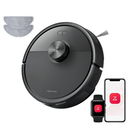 SEO. Roborock Q7 M5 Set Saug- und Wischroboter mit zusätzlichem Wischtuch*2 Stk - Schwarz Linkreich