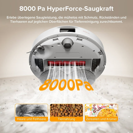 SEO. Roborock QV 35A Saugroboter mit Multifunktionsdock - Weiß Linkreich